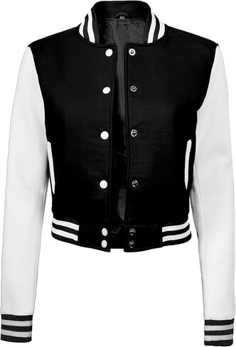 سترة Decrum Softshell Varsity Bomber للسيدات - سترات منفوخة خفيفة الوزن للنساء | [40185174] أرجواني وأبيض CRP، L in Kuwait