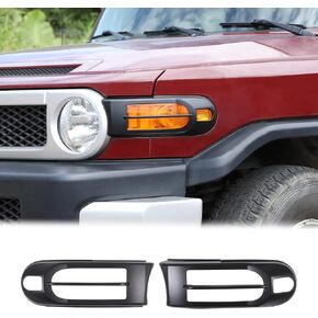 غطاء مصباح الضوء الخلفي مناسب Toyot@a FJ Cruiser 2007-2024 غطاء الضوء الخلفي الذيل مصباح حماية الإطار حواف ضوء الفرامل الخلفية غطاء الكسوة الخلفية غطاء الديكور الأمامي حماية ملحقات ABS