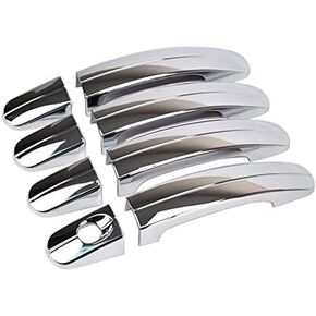 for Ford Escape Kuga 2014-2018 Car Chrome Rear Fog Light Lamp Cover Trim 2pcs