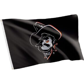 Desert Cactus Oklahoma State University Flag Cowboys OSU Flags Banners 100% Polyester Indoor Outdoor 3x5 Flag (Style J)