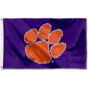 College Flags & Banners Co. Clemson Tigers University Large College Flag