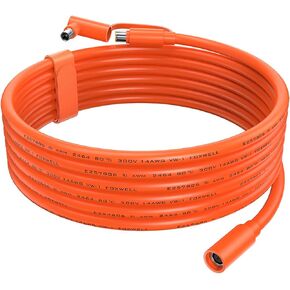 Tonton 14AWG 8mm Extension Cable for Solar Generators 10FT 3M, DC7909 Solar Panel Cable Cord Female to Male with DC8020 Power Male Adapter Right Angle for GZ Yeti, Aker, Jackery Portable Power Station
