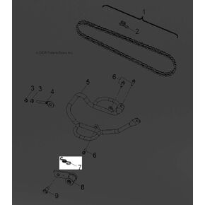Polaris ATV Torsion Spring, Genuine OEM Part 0451687, Qty 1
