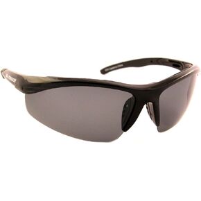 Sea Striker Captain's Choice Polarized Sunglasses with Black Frame and Grey Lens (Fits Medium to Large Faces)