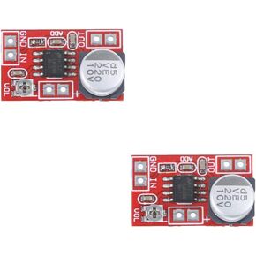 2Pcs Micro Electret Amplifier MIC Condenser Mini Microphone Amplifier Board DIY DC 5V-12V
