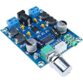 HiLetgo TPA3118D2 Stereo Power Amplifier Module Audio Power Amplifier Board DC 12V 24V 28V Dual Channel 45W*2 Digital HD Edition
