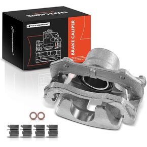 A-Premium Disc Brake Caliper Assembly with Bracket Compatible with Select Suzuki Models - Sedona Grand Vitara 2006 2007 2008 2009 2010 2011 2012 2013 - Front Driver and Passenger Side, 2-PC Set
