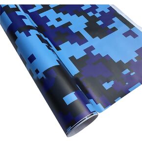 Camouflage Vinyl Wrap Film,Zcargel Digital Camouflage Car Stickers Body Color Change Film Bubble Free Motorcycle Camo Styling Sticker Roll Car Self Adhesive Decal Decoration152cmx30cm/152cmx50cm