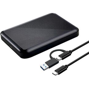 500GB Ultra Slim Portable External Hard Drive USB 3.1 Type C HDD Storage for PC, Mac, Laptop, PS4, Xbox one