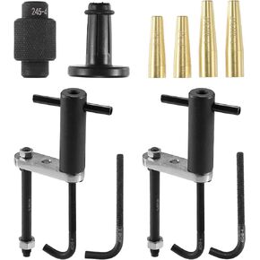 NO. 49248 / Inner/Fuel Injector Rail Assembly Remover Fuel Injector Seals Tools for GM 2.0L 2.5L 3.6L 5.3L 6.2L Engines/High Strength/Steel Metal / 1 Set/Black