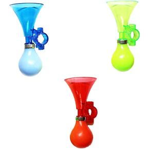 3 Piece Manually Bike Bugle Loudspeaker Siren Hooter Snail Air Horn Cycle Hooter for Children Bikes