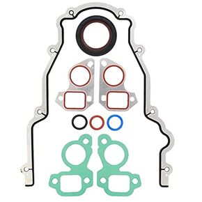 مجموعة حشية غطاء توقيت المحرك - متوافقة مع 4.8L 5.3L 5.7L 6.0L 6.2L تشيفي سيلفرادو، سوبربان، تاهو، جي إم سي سييرا، يوكون، سافانا، كاديلاك إسكاليد - OE 12633904 TCS45993 in Kuwait