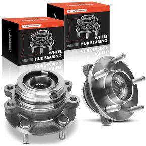 A-Premium 2 x Front Wheel Bearing and Hub Assembly with 5-Lug Compatible with Nissan Altima 07-18, Murano 09-18, Pathfinder 13-20, Maxima 09-21, Infiniti QX60 14-20, QX50 19-21, JX35 13