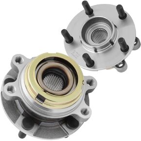 [2-Pack] HA590046 - Front Driver and Passenger Side Wheel Hub Bearing Assembly Compatible with 2003-2007 Nissan Murano, 2004-2009 Nissan Quest
