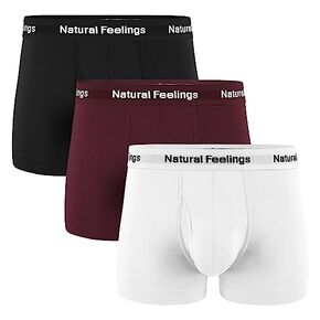 5Mayi Men's Underwear Boxer Briefs Cotton Regular Long Mens Boxer Briefs Underwear Men Pack S M L XL XXL