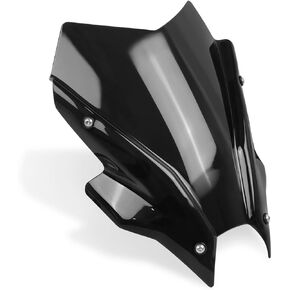 Windshield Windscreen Acrylic Airflow Wind Deflector Replacement for MT09 FZ09 MT-09 FZ-09 2021 2022 2023(Gray)