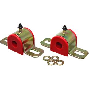 Energy Suspension 9.5156R 3/4" Greasable Sway Bar Set , Red