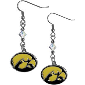 Siskiyou Sports NCAA Crystal Dangle Earrings