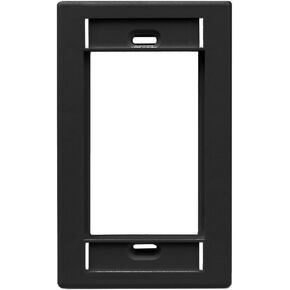Leviton 41290-DMI Dual Gang MOS Wallplate with ID Windows, Ivory