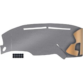 Upgrade Dacron Dashboard Cover Fit for 97-03 Ford F-150/ Expedition Effective Anti Glare, Reduce Reflection, Sun Protection, Dust Proof, Moisture Absorption UV-Proof -Grey in Kuwait