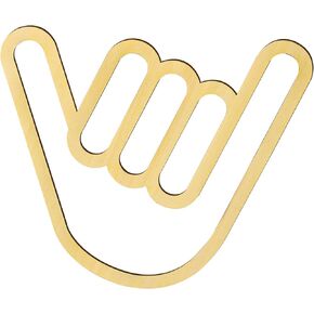 Shaka Wooden Wall Sign, Hang Loose Sign Hawaii Aloha Surfer Hand Shape Finger Decoration Hand Sign Surf Wall Decor for Home Living Room Kitchen Bathroom Bedroom Decoration