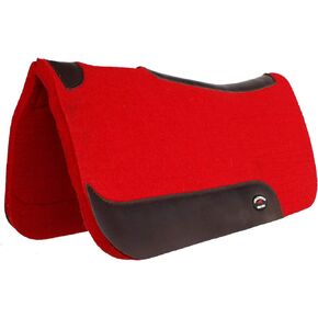 CHALLENGER 3/4" Thick Horse Saddle PAD Western Contoured Wool Felt Moisture Wicking 39RT06