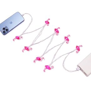 سلك شاحن هاتف خفيف لعيد الميلاد، كابل USB مضيء تدريجي RGB بطول 3.3 قدم، كابل شحن سريع لايتنينج للهاتف من سلسلة 5 إلى 14