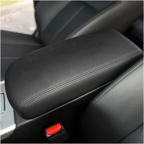 Center Console Cover for Nissan Altima 2013-2018 Armrest Cover Seat Box Protector for 2018 2017 2016 2015 2014 2013 Altima Anti-Scratch Center Console Crusion Pad (Black with Black Stitch)