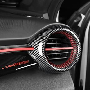 Carbon Fiber Style Air Outlet Vent Cover Compatible with Chevy Trax 2024 Accessories