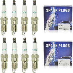 8Pcs 41-962 upgrad Real Iridium Spark Plugs 19299585 For Chevrolet Chevy, GMC, Cadillac, Buick, Hummer, Pontiac,Silverado Suburban Avalanche GMC Yukon SIERRA XL LS2 LS3 LS4 LS7 Engines 4.8L 5.3L 6.0L