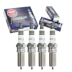 4 pc NGK Iridium IX Spark Plugs compatible with Ford Fusion 2.0L 2.3L 2.5L L4 2006-2020