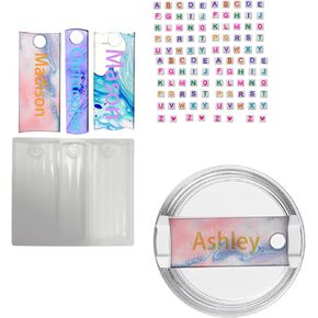 Silicone Mold for Personalized 40oz Stanley Cup Name Tags DIY Silicone Mold Name Plate for 40oz Stanley (40-OZ)