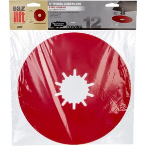 Camco EAZ-Lift 12" Premium Fifth Wheel Lube Plate - Crafted of High-Density PTFE Plastic to Protect Against Wear and Tear - Cushions Vibrations - No Drilling or Tools Required (44678)