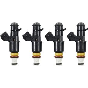 munirater 4-Pack Fuel Injectors 16450-PPA-A01 Replacement for 2002-2005 Honda CRV CR-V 2.4L 4L
