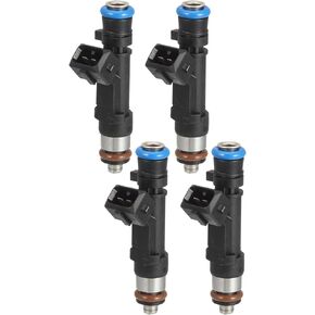 X AUTOHAUX 4 Pcs 0280158205 55565970 Fuel Injector Nozzle for Chevy Cruze Eco LT LTZ 11-15 for Buick Encore 13-21 for Chevy Sonic 13-20 for Chevy Trax 15-21 1.4L turbocharged