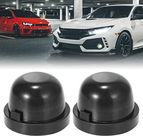 X AUTOHAUX 2 قطعة 65 مللي متر سيارة المطاط الإسكان سدادة قبعات المصباح غطاء غبار قبعات مقاوم للماء الغبار in Saudi Arabia
