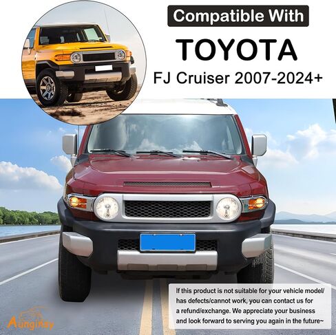 غطاء مصباح الضوء الخلفي مناسب Toyot@a FJ Cruiser 2007-2024 غطاء الضوء الخلفي الذيل مصباح حماية الإطار حواف ضوء الفرامل الخلفية غطاء الكسوة الخلفية غطاء الديكور الأمامي حماية ملحقات ABS in Kuwait