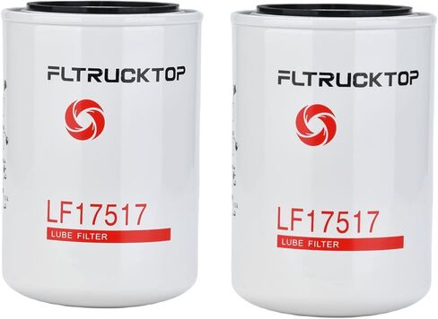 فلتر زيت LF17517 متوافق مع Nissan Titan 2016-2019 5.0L V8 Disesel يستبدل LF17517,15208-EZ40A,4378318,4378319,15208EZ40A (مجموعة من 2) in Saudi Arabia