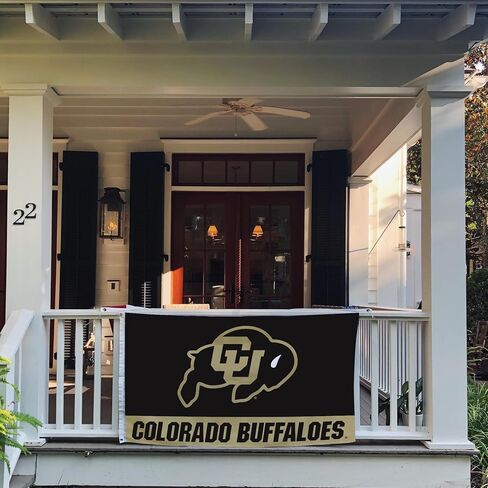 University of Colorado Flag Buffaloes CU Buffs Flags Banners 100% Polyester Indoor Outdoor 3x5 (Style S) in Saudi Arabia