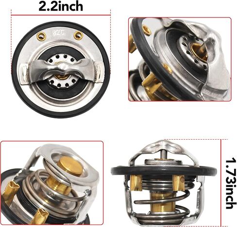 131-131 بديل منظم حرارة مبرد المحرك لجنرال موتورز، 180 درجة متوافق مع محرك الديزل 2001-2015 جي إم سي 6.6 لتر دوراماكس in Kuwait