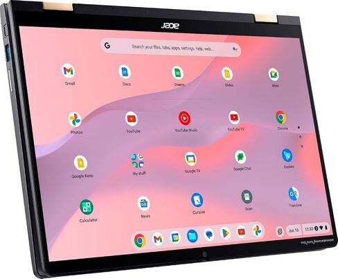 كمبيوتر محمول acer Chromebook Spin 714 2 في 1 (شاشة لمس 14 بوصة FHD +، الجيل الثالث عشر Intel 10-Core i5-1335U، ذاكرة الوصول العشوائي 8 جيجابايت، 512 جيجابايت SSD) للأعمال والطلاب، كاميرا ويب QHD، إضاءة خلفية، عمر بطارية طويل، قلم IST، نظام تشغيل Chrome ، in Saudi Arabia