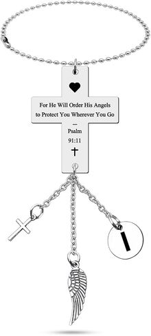 Bible Verse Car Hanging Ornaments Car Pendant for Home Vehicle Religious Car Faith Gifts for Men Women Car Rear View Mirror Hanging Christmas Birthday Easter Prayer Gift Letter S Gifts for Women Men in Saudi Arabia