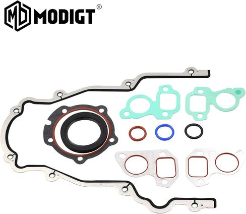 مجموعة حشية غطاء توقيت المحرك - متوافقة مع 4.8L 5.3L 5.7L 6.0L 6.2L تشيفي سيلفرادو، سوبربان، تاهو، جي إم سي سييرا، يوكون، سافانا، كاديلاك إسكاليد - OE 12633904 TCS45993 in Kuwait