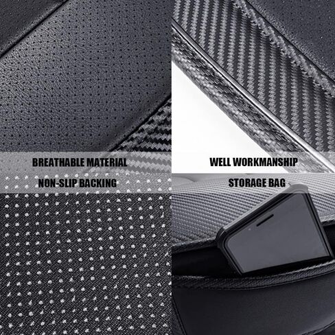 Car Seat Covers with Led Light, RGB Sound-Activated Music Sync with Remote Control Led Car Lights Seat Protectors Universal Leather Front Seats Cushion with Backrest Luxury Auto Interior Covers in Saudi Arabia
