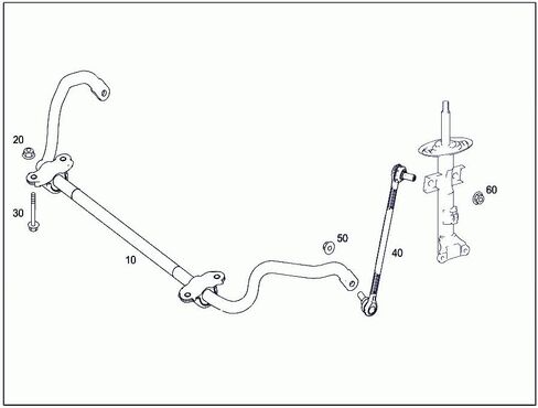 2009-2023 For BENZ W207 W212 W218 Front L+R Stabilizer Sway Bar Link Replacement number # 2123201189,2123201289 (L+R) in Saudi Arabia