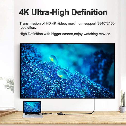مقسم HDMI 1 في 2 مخرج، دع منفذ HDMI واحد يخصص منفذي HDMI مقسم الصوت والفيديو عالي الدقة، LED، LCD، تلفزيون، يدعم اثنين من نفس التلفزيون في نفس الوقت in Kuwait