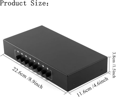 8 منافذ 3RCA AV محول الصوت والفيديو 8 في 2 خارج 4 في 2 خارج مشغل DVD وحدة تحكم ألعاب صندوق تلفزيون خارجي ثنائي الاتجاه شاشة تلفزيون جهاز عرض مركب AV صندوق تبديل in Saudi Arabia