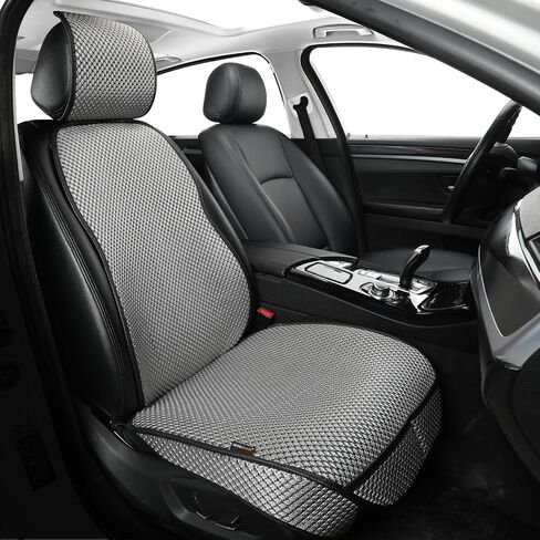 غطاء مقعد السيارة الخلفي الفاخر القابل للتنفس من Auto Newer يناسب الفصول الأربعة، واقي المقعد الخلفي، وسائد مقعد السيارة الخلفية العالمية، مناسب عالمي لـ 96% من السيارات، سيارات الدفع الرباعي، البيك اب، الشاحنة (المقعد الخلفي، بيج) in Saudi Arabia