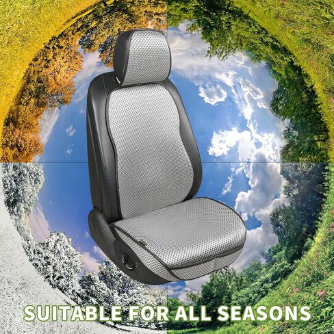 غطاء مقعد السيارة الخلفي الفاخر القابل للتنفس من Auto Newer يناسب الفصول الأربعة، واقي المقعد الخلفي، وسائد مقعد السيارة الخلفية العالمية، مناسب عالمي لـ 96% من السيارات، سيارات الدفع الرباعي، البيك اب، الشاحنة (المقعد الخلفي، بيج) in Saudi Arabia