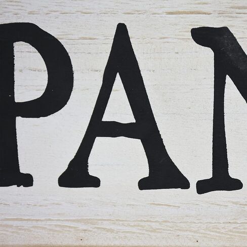 Pantry Whitewashed Wood Wall Sign, Rustic Farmhouse Wall Hanging Decor, 15.75 x 1 x 4.5 Inches in Kuwait